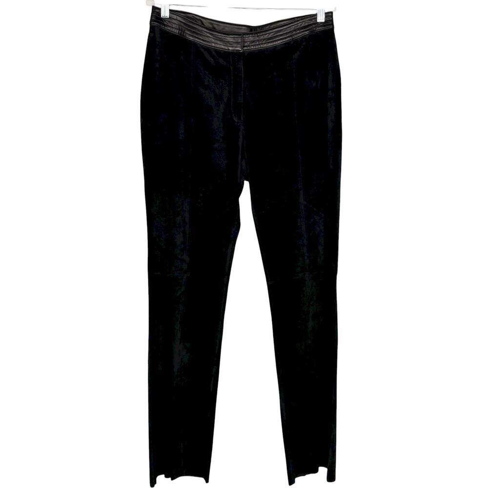 Wilsons Leather Venus Williams Vintage Y2K Suede Leather Straight Leg Pants 12